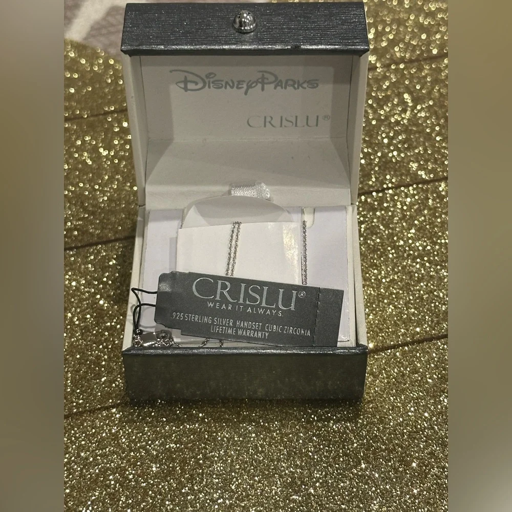 Disney Micky Mouse Sterling Silver dipped in Platinum with cubic zirconia - Picture 4 of 6